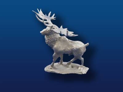 Megaloceros, standing